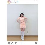 NMB48・上西怜、太ももチラ見せのミニスカコーデにファン悶絶！