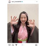 本田紗来「二次元超えてる」、鬼滅の刃・禰豆子のコスプレにファン悶絶