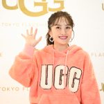 【写真特集】ももクロ・百田夏菜子、花柄ショートパンツで美脚をスラリと披露！＜「UGG(R) TOKYO FLAGSHIP STORE」オープニングイベント＞