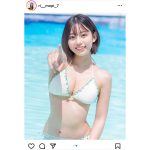 凛咲子、AIに勝る極上透明美ボディにファン悶絶！