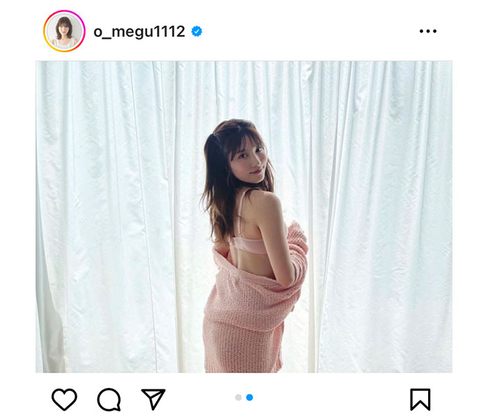 AKB48・谷口めぐ、脱ぎかけセクシーな見返り美人ショットにファン歓喜！