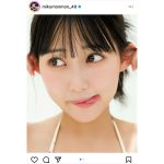HKT48・田中美久、どアップで「てへぺろ」する癒しショットに歓喜の声ぞくぞく