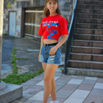 【動画】モデル・新井美穂が福岡で美脚アピールのショーパンで登場！MUSIC CIRCUSへの思いを語る！