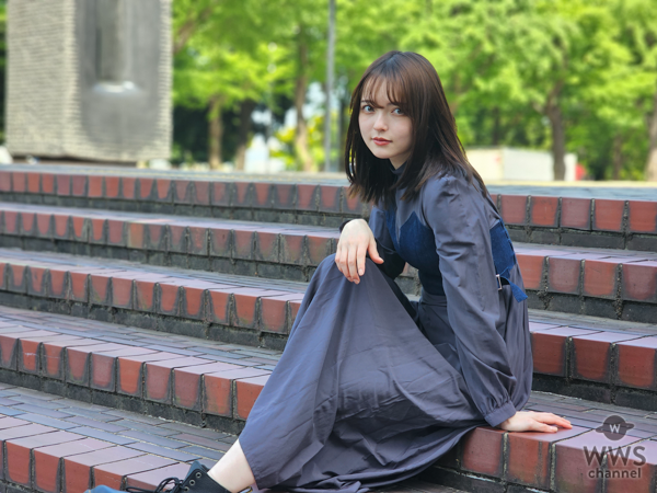 【動画】女優・坂巻有紗、紫のクールなロングワンピで映画『GONZA』のみどころを語る！