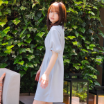 【動画】坂巻有紗が水色ワンピから美脚アピール！映画『スパイスより愛を込めて。』のみどころを語る