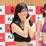 岩本沙優、モデル体型とは裏腹のひょうきんな特技で会場沸かす＜ミスFLASH2024 選考オーディション＞