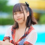【写真特集】広瀬夏海（グランダルメ）、赤チェックリボンと透け感水着で魅せる！＜チャンスプール撮影会 in アマゴーラ＞