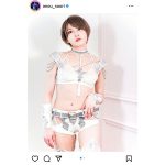 女子レスラー・安納サオリ、エレガントな衣装で美ボディ披露
