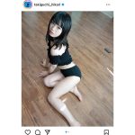 ゑんら・滝口ひかり、透明肌と黒水着のコントラスト引き立つ悩殺ショットを披露！「水着姿も透明感があって美しいです」とファン歓喜