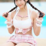 【写真特集】藤田芽愛（グランダルメ）、韓国風スカート身に付けセクシーに脇見せ！＜チャンスプール撮影会 in アマゴーラ＞