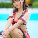 【写真特集】広瀬夏海（グランダルメ）、赤チェックリボンと透け感水着で魅せる！＜チャンスプール撮影会 in アマゴーラ＞