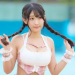 【写真特集】藤田芽愛（グランダルメ）、韓国風スカート身に付けセクシーに脇見せ！＜チャンスプール撮影会 in アマゴーラ＞