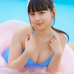 【写真特集】堀川みなも(グランダルメ)、ハイウェストビキニを爽やかに着こなし<チャンスプール撮影会 in アマゴーラ>