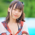 【写真特集】広瀬夏海（グランダルメ）、赤チェックリボンと透け感水着で魅せる！＜チャンスプール撮影会 in アマゴーラ＞