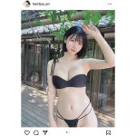 コスプレーヤーけんけん、美しすぎる黒ビキニカットを公開「可愛すぎる！！」と歓喜の声殺到