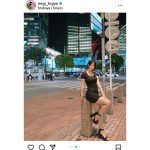 コスプレイヤー・九条ねぎ、生足やボディの曲線美があらわになった黒のミニタイトワンピース姿を披露！「めちゃくちゃカッコいい」とファン歓喜の声
