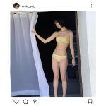 新唯、黄色の下着姿で美ボディを大胆にアピール！「ドキドキさせられました」「最強です」とファン歓喜