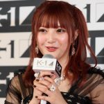【動画】安斉かれん、K-1でラウンドガールを務める！黒の煌びやかなワンピースで登場
