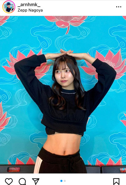 SKE48・荒野姫楓、鍛えられた腹筋見せレッスン着姿に歓喜の声ぞくぞく！