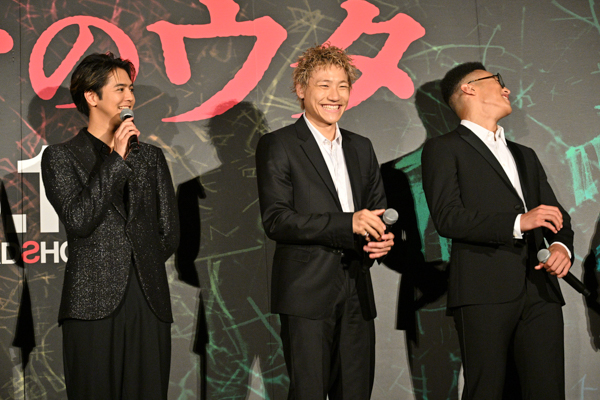 GENERATIONS、怖すぎるサプライズに仰天！映画『ミンナのウタ』完成披露試写会に登壇