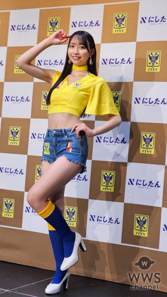 【動画】一ノ瀬のこ、最年少メンバーがデニムパンツスタイルで美脚披露！2代目シントトロイデンガールズ就任