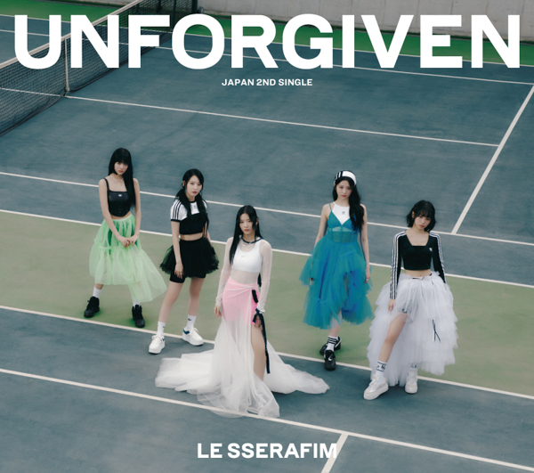 LE SSERAFIM、日本2ndシングル『UNFORGIVEN』ジャケット&アートワークを公開