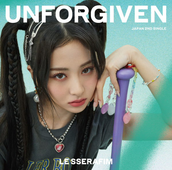 LE SSERAFIM、日本2ndシングル『UNFORGIVEN』ジャケット&アートワークを公開