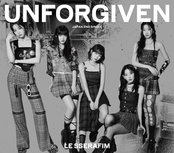 LE SSERAFIM、日本2ndシングル『UNFORGIVEN』ジャケット&アートワークを公開