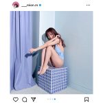 AKB48・向井地美音、爽やか水着で魅せる脚線美にファンうっとり