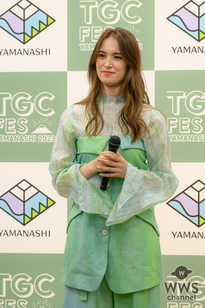 【動画】トラウデン直美、グリーンの透け感衣装で山梨開催の「TGC FES」に意欲