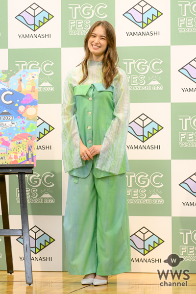 【動画】トラウデン直美、グリーンの透け感衣装で山梨開催の「TGC FES」に意欲