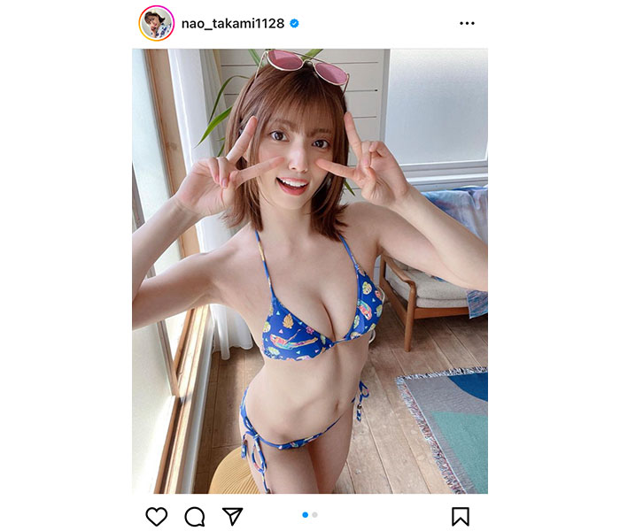 高見奈央、夏全開のビキニ姿で透明美ボディ大胆披露！