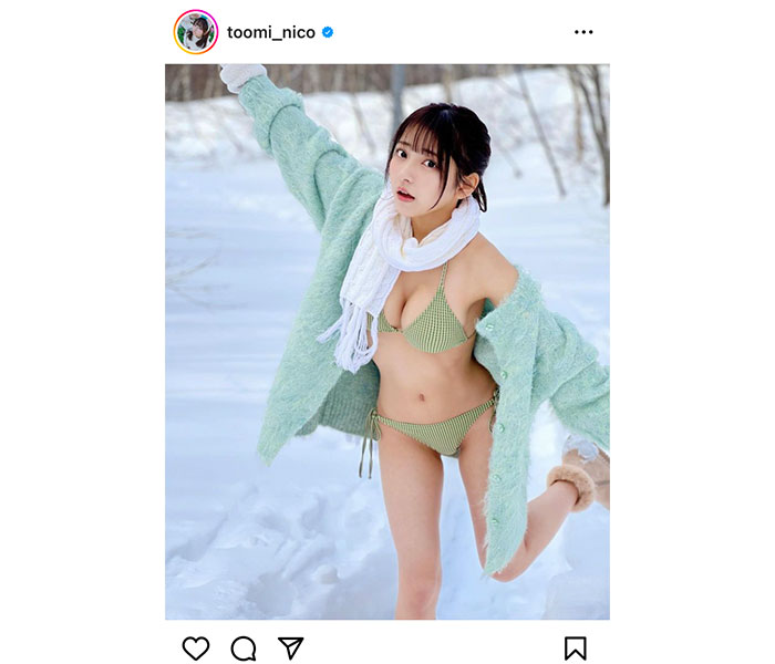 十味、夏日に見せる雪原ビキニが涼しすぎる！