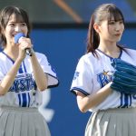 【写真特集】≠MEがハマスタに来場！セレモニアルピッチでは個性的な投球で沸かす！