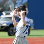 【写真特集】≠MEがハマスタに来場！セレモニアルピッチでは個性的な投球で沸かす！