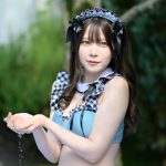 【写真特集】乃街まの、メイド風ビキニ衣装を可憐に着こなし！＜Couleur Clarity撮影会＞