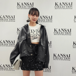 【動画】岡田紗佳がミニ丈のクールな秋冬ファッションで関コレの盛り上がりを語る！＜KANSAI COLLECTION 2023 A/W＞