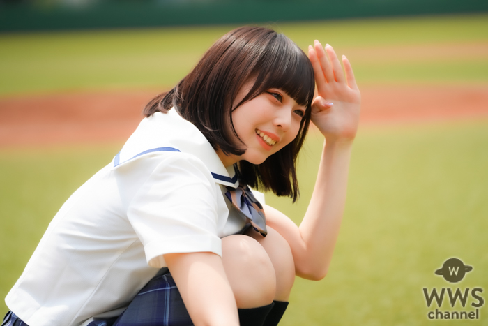 【写真特集】天羽生茜(すーぱーぷーばぁー!!)、　　　　　に視線が釘付け！＜真夏の制服撮影イベント『学園天国』in 駒沢球場＞