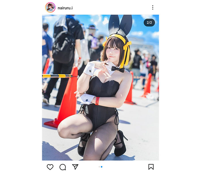 コスプレイヤー・ないる、むっちりバニーコスプレで会場沸かせる!「ないるぴ、可愛い過ぎますー」との声