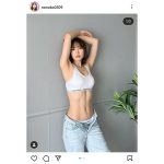 夏川のの、うっすら腹筋＆チラ見せパンツがエロすぎるセクシーショットを公開!美しすぎる健康美にファン歓喜の声