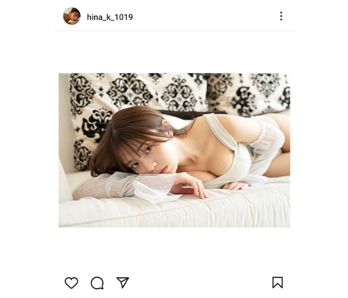 菊地姫奈、谷間あらわな寝転びショットを公開「女神さま美しすぎます」とファン歓喜