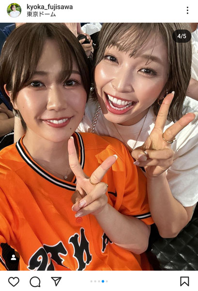 藤澤響花、巨人戦に登場！短パンからのびる美脚に注目！！