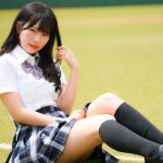 【写真特集】桜井もも(ミライサガシ)、可愛さ爆発からの太ももちらりに視線が釘付け！＜真夏の制服撮影イベント『学園天国』in 駒沢球場＞