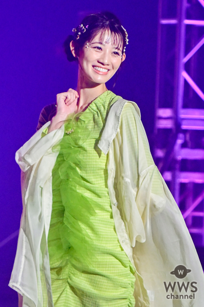 TEAM SHACHI・秋本帆華、レアな緑コーデで爽やかにイメチェン！＜IDOL RUNWAY COLLECTION supported by TGC＞