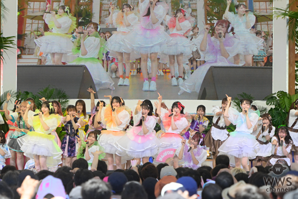 【写真特集】FRUITS ZIPPERとアイドル好き女子大生がコラボ！「TIF2023」×UNIDOLコラボステージに登場＜TOKYO IDOL FESTIVAL 2023 supported by にしたんクリニック＞