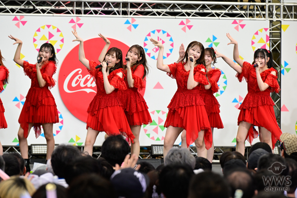【ライブレポート】HKT48・チームH、劇場公演らしさを凝縮したステージに会場熱狂！＜コカ･コーラ SUMMER STATION 音楽LIVE＞