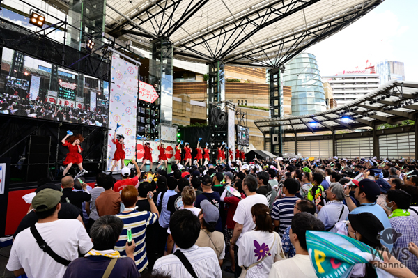 【ライブレポート】HKT48・チームH、劇場公演らしさを凝縮したステージに会場熱狂！＜コカ･コーラ SUMMER STATION 音楽LIVE＞