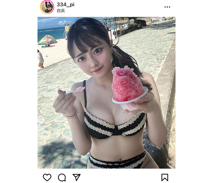 元SKE48・木内俐椛子「好きください」、透明肌で魅せる水着ショット披露！