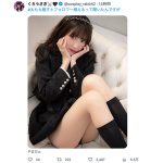 コスプレイヤー・くろうさぎ、制服から太もも大胆見せ！さりげないパンチラで悩殺！！
