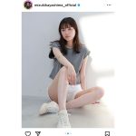 茅島みずき、美脚にうっとりな美麗ポートレートを公開